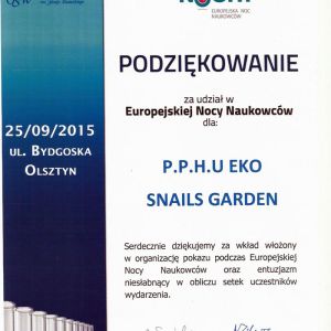 Polska Akademia Nauk SnailsGarden